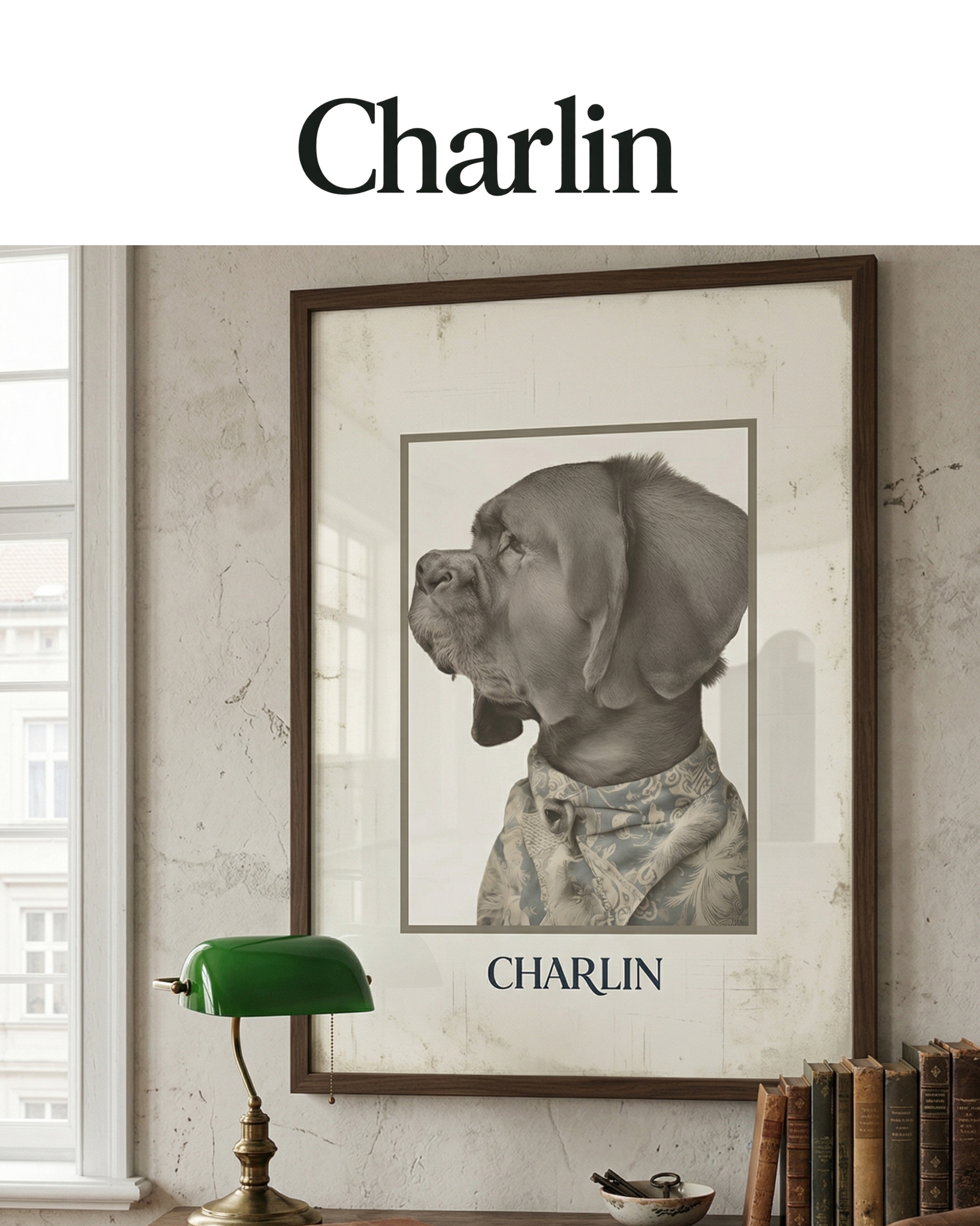 Cuadro Charlin Dog